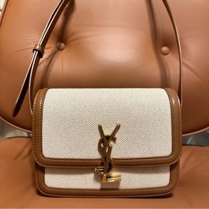 Saint Laurent Solferino logo crossbody bag